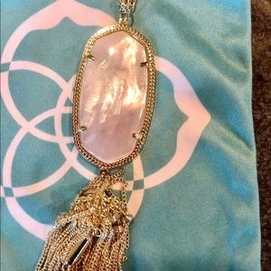 NWT Kendra Scott Rayne Gold Mother-Of-Pearl